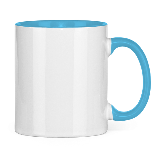 Tasse zweifarbig Coole Möwe mit Kapuze Wattvogel