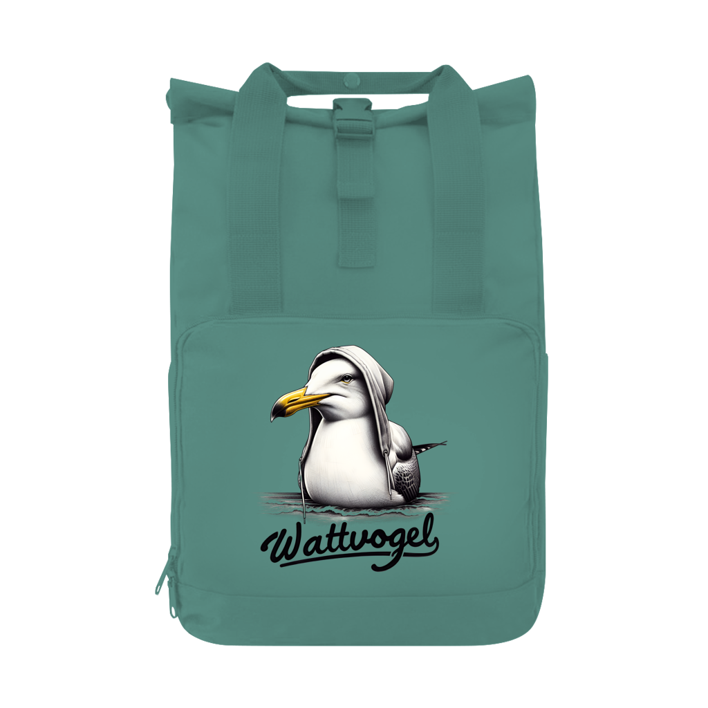 Rucksack Coole Möwe mit Kapuze Wattvogel