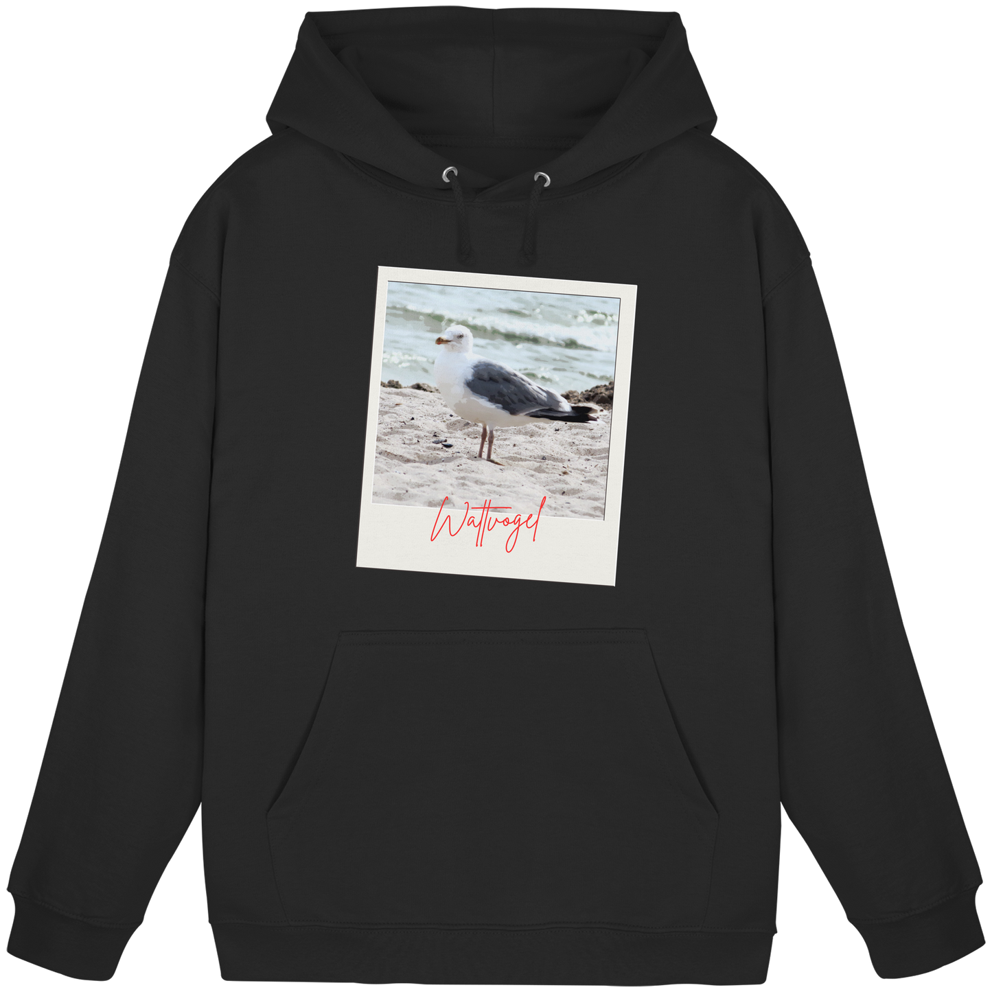 Wattvogel Foto Nordsee Möwe - Basic Unisex Hoodie