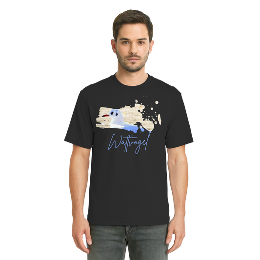 Wattvogel® – Nordsee Möwe im maritimen Kunst-Stil - Classic Shirt