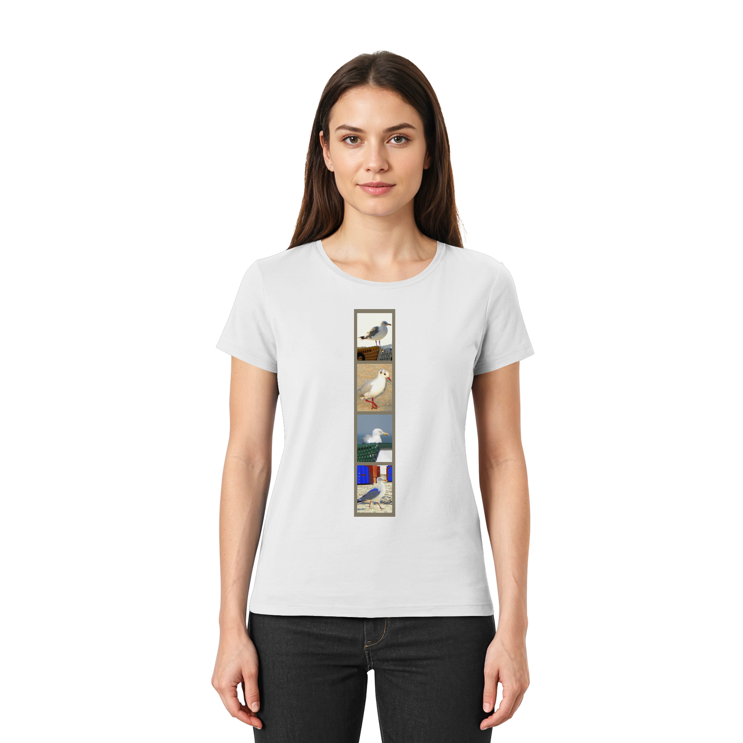 Wattvogel Nordsee Möwen Fotos - Ladies Premium Shirt
