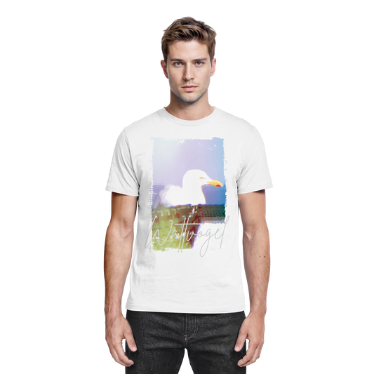 Wattvogel® Nordsee Möwe – Strandkorb Moment - Premium Shirt