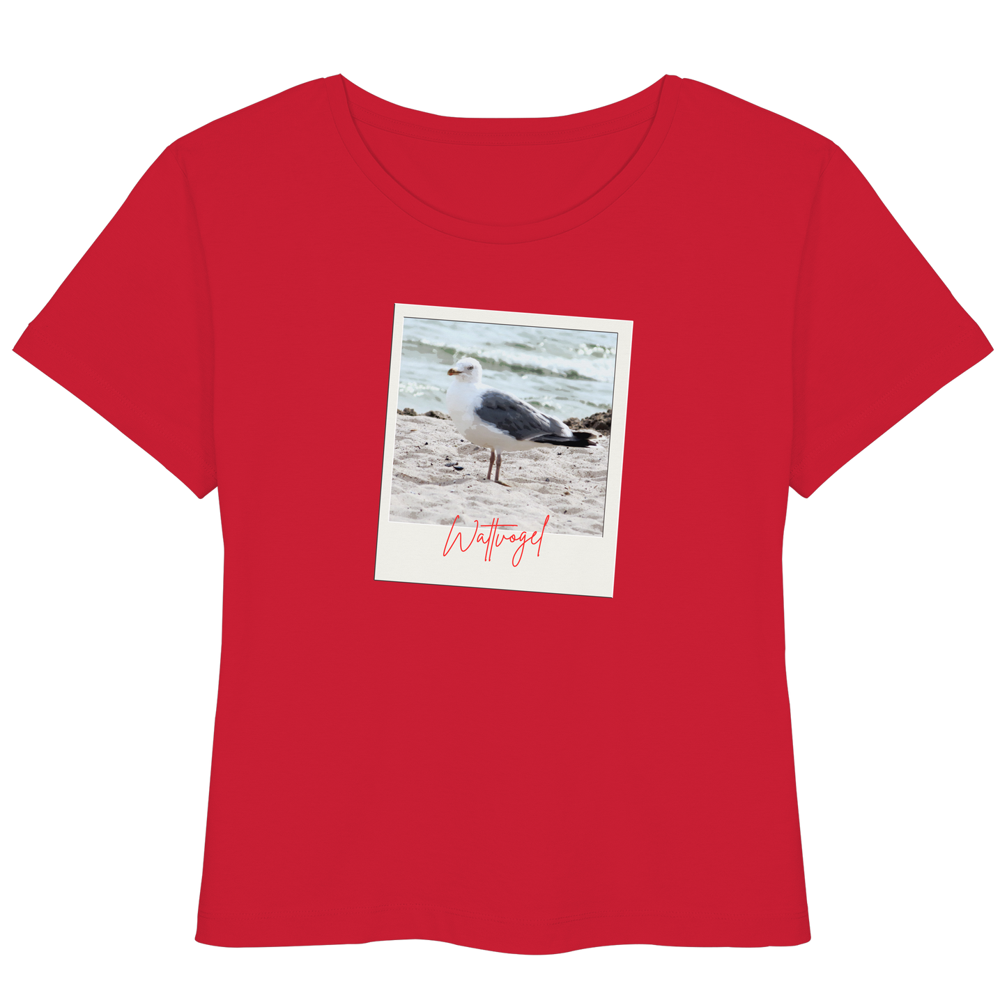 Wattvogel Foto Nordsee Möwe - Womens Organic Lightweight T-Shirt