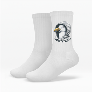 Socken Coole Nordsee  Möwe mit Kaputze