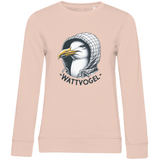 Damen Premium Bio Sweatshirt Coole Nordsee  Möwe mit Kaputze