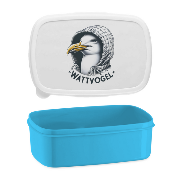 Lunchbox Coole Nordsee  Möwe mit Kaputze