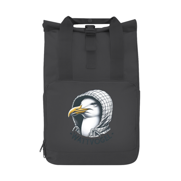 Rucksack Coole Nordsee  Möwe mit Kaputze