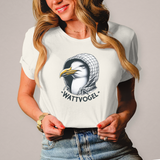 Damen T-Shirt Coole Nordsee  Möwe mit Kaputze