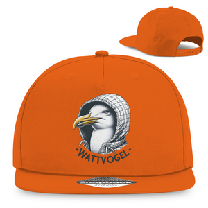 Snapback Rapper Cap Coole Nordsee  Möwe mit Kaputze