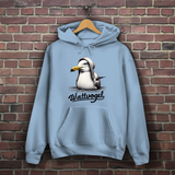 Damen Hoodie Coole Möwe mit Kapuze Wattvogel