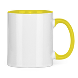 Tasse zweifarbig Colle Möwe mit Kaputze Wattvogel