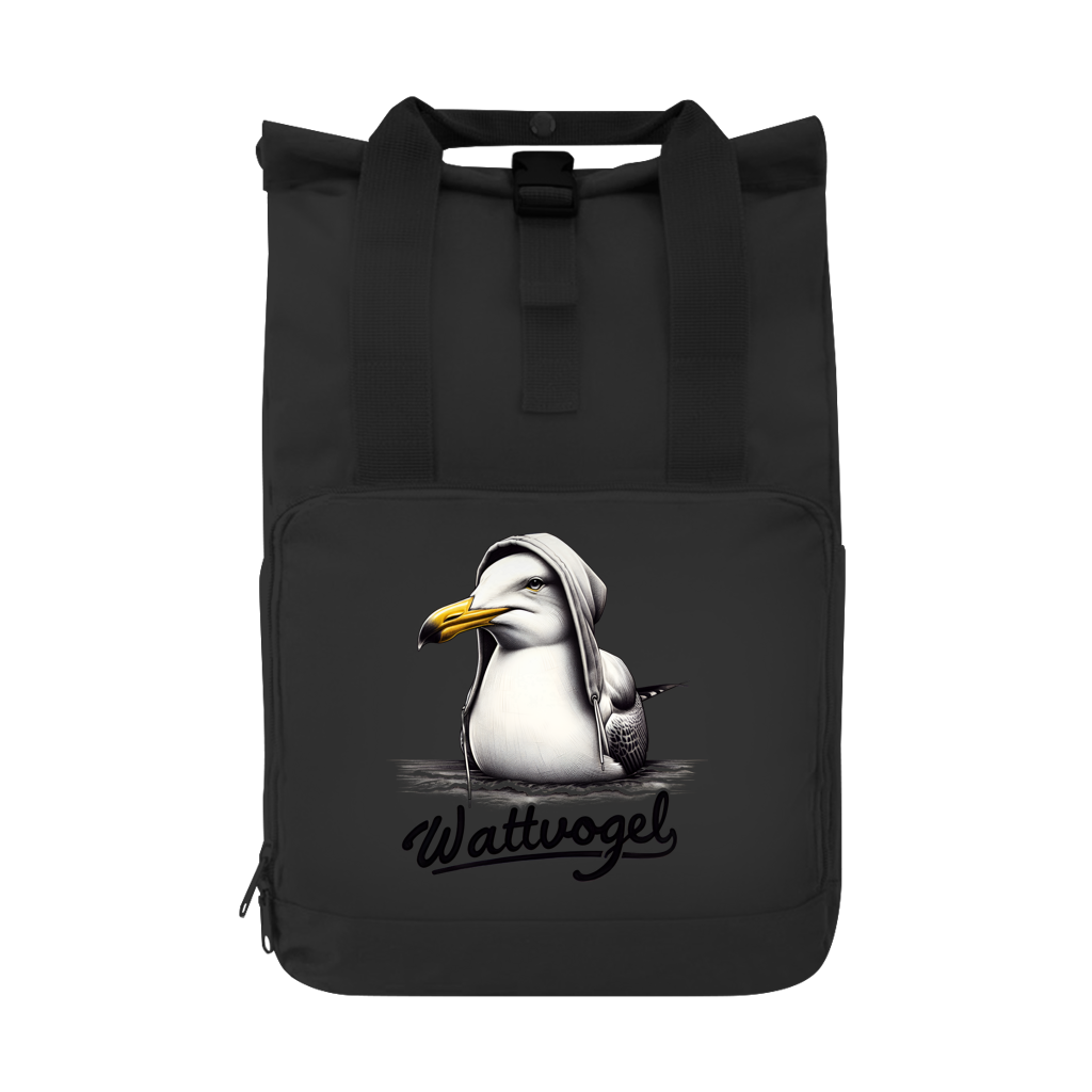 Rucksack Coole Möwe mit Kapuze Wattvogel