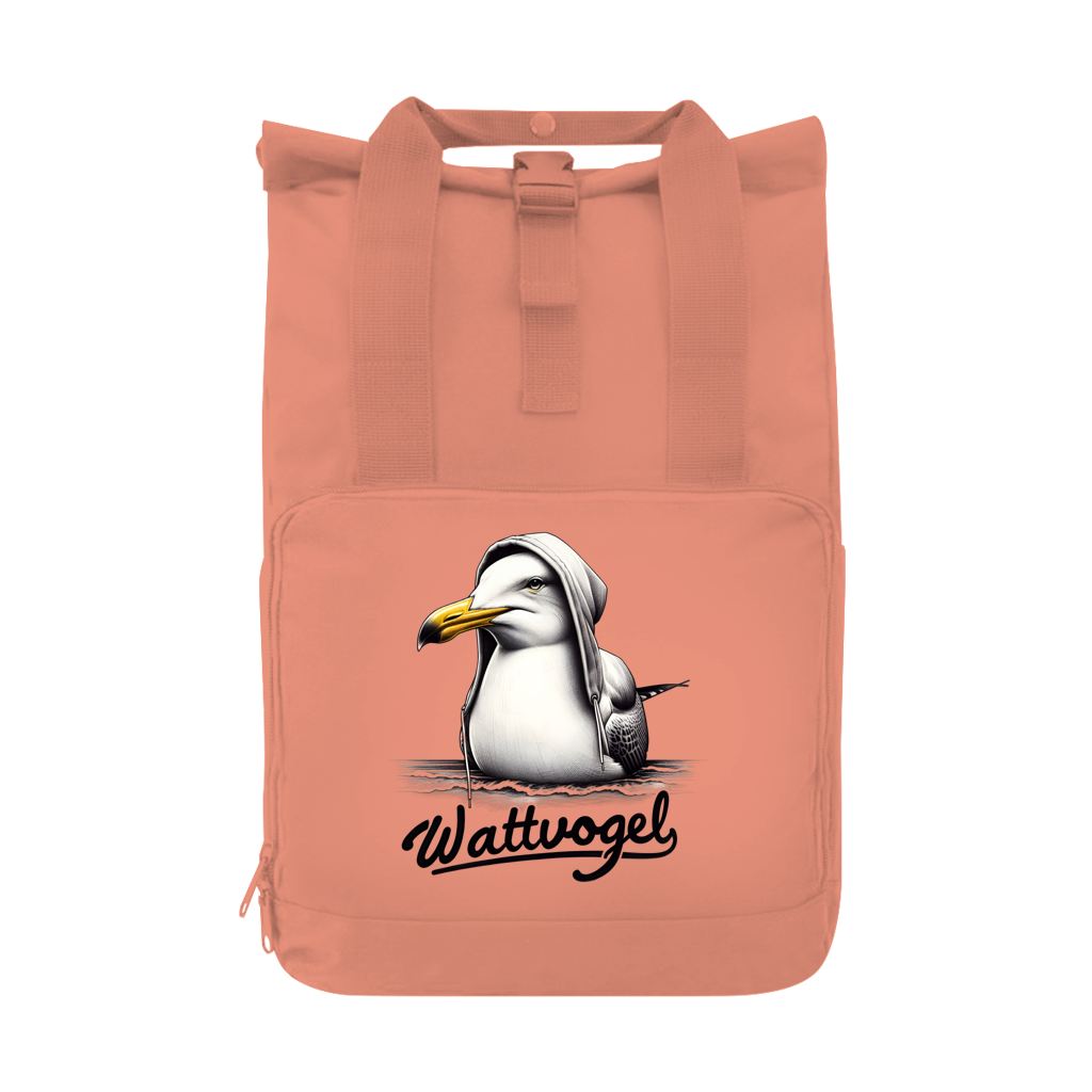 Rucksack Coole Möwe mit Kapuze Wattvogel
