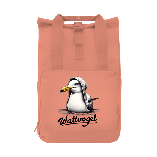 Rucksack Coole Möwe mit Kapuze Wattvogel