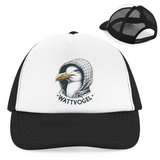 Retro Trucker Cap Coole Nordsee  Möwe mit Kaputze