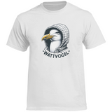 Herren Heavy Cotton T-Shirt Coole Nordsee  Möwe mit Kaputze