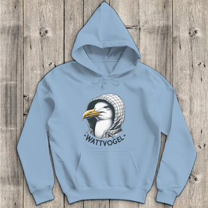 Herren Hoodie Coole Nordsee  Möwe mit Kaputze