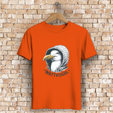 Herren Premium Bio T-Shirt Coole Nordsee  Möwe mit Kaputze