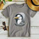 Damen Premium Bio T-Shirt Coole Nordsee  Möwe mit Kaputze