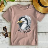 Damen Premium Bio T-Shirt Coole Nordsee  Möwe mit Kaputze