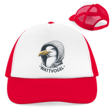 Retro Trucker Cap Coole Nordsee  Möwe mit Kaputze