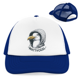 Retro Trucker Cap Coole Nordsee  Möwe mit Kaputze