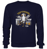 Tanzende Möwe Wattvogel® am Strand -  Sweatshirt