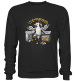 Tanzende Möwe Wattvogel® am Strand -  Sweatshirt