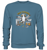 Tanzende Möwe Wattvogel® am Strand -  Sweatshirt