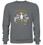 Tanzende Möwe Wattvogel® am Strand -  Sweatshirt