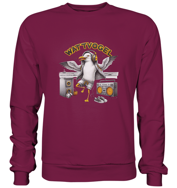Tanzende Möwe Wattvogel® am Strand -  Sweatshirt