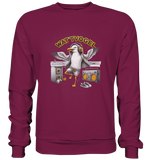 Tanzende Möwe Wattvogel® am Strand -  Sweatshirt