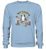 Tanzende Möwe Wattvogel® am Strand -  Sweatshirt