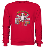 Tanzende Möwe Wattvogel® am Strand -  Sweatshirt