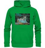 Liegender Tiger Kunstmotiv Kunstdruck - Basic Unisex Hoodie