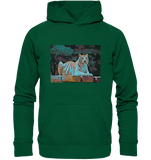 Liegender Tiger Kunstmotiv Kunstdruck - Basic Unisex Hoodie