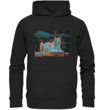Liegender Tiger Kunstmotiv Kunstdruck - Basic Unisex Hoodie