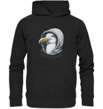 Motiv Möwe mit Kaputze Schriftzug Wattvogel  - Basic Unisex Hoodie