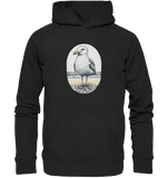 Möwe Wattvogel® am Strand - Basic Unisex Hoodie