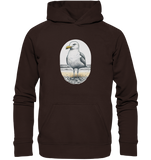 Möwe Wattvogel® am Strand - Basic Unisex Hoodie