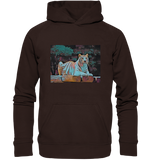 Liegender Tiger Kunstmotiv Kunstdruck - Basic Unisex Hoodie