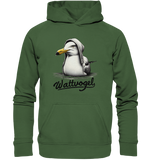 Schwimmende Möwe / Wattvogel  - Kaputzenpullover Unisex Hoodie