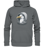 Motiv Möwe mit Kaputze Schriftzug Wattvogel  - Basic Unisex Hoodie