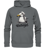 Schwimmende Möwe / Wattvogel  - Kaputzenpullover Unisex Hoodie
