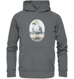 Möwe Wattvogel® am Strand - Basic Unisex Hoodie
