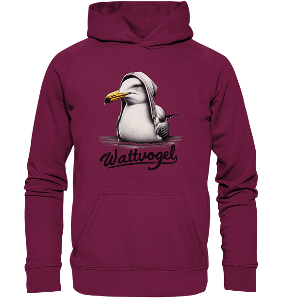Schwimmende Möwe / Wattvogel  - Kaputzenpullover Unisex Hoodie