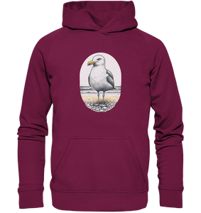 Möwe Wattvogel® am Strand - Basic Unisex Hoodie