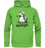 Schwimmende Möwe / Wattvogel  - Kaputzenpullover Unisex Hoodie