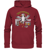 Tanzende Möwe Wattvogel® am Strand - Unisex Hoodie