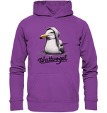 Schwimmende Möwe / Wattvogel  - Kaputzenpullover Unisex Hoodie
